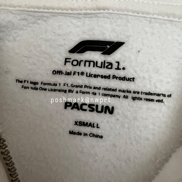 PACSUN 🏁 F1 Las Vegas Hoodie 2024 Sweatshirt Off White Formula One 1 Racing XS - Picture 6 of 13